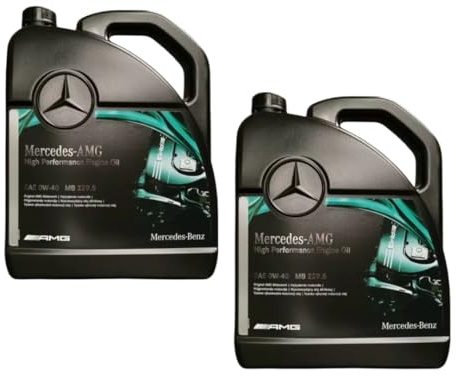 Mercedes-Benz Genuine AMG 0W40 Engine Oil 10L High Performance Synthetic Motor Oil OEM MB 229.5 Specification Superior Protection Efficiency & Reliability A000989650813FCCK