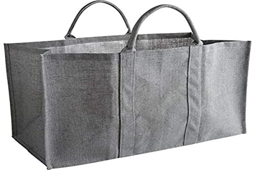 AUBRY GASPARD AG1060S Sac a buches Jute Gris 60x30x40