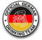 Aufkleber/Sticker Drinking Team Beer Bier Krug Flagge Official German 7cm A898
