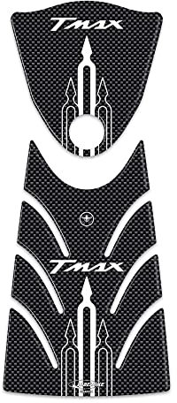 labelbike - Adesivi in Resina 3D Decorazioni e Protezioni di Moto Scooter Sportello Serbatoio e Pedana Frontale compatibili con Yamaha Tmax 500 2008-2011