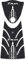 labelbike - Adesivi in Resina 3D Decorazioni e Protezioni di Moto Scooter Sportello Serbatoio e Pedana Frontale compatibili con Yamaha Tmax 500 2008-2011