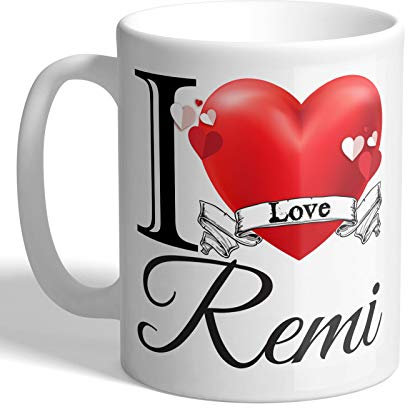 I Love Mugs - I Love Remi - Mug, Ceramic, 11fl.oz.