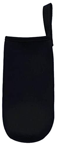 MagiDeal - Neopren Flaschen 0,55 L für Trinkflasche Flasche Tasche Isolier-Tasche mit Transporteur, Schwarz