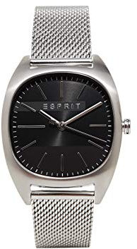 Esprit Herren Analog Quarz Uhr mit Edelstahl Armband ES1G038M0075