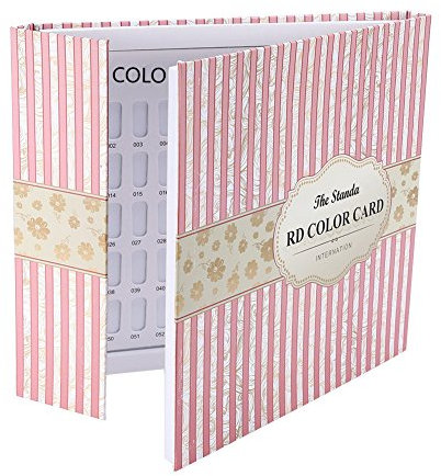 DEWIN Livre Ongle,Affichage Ongle Tableau D'affichage de Couleur D'ongle,Livre de Vernis à Ongles Carte D'affichage de Couleur de Gel D'art D'ongle Montrant le Panneau (Modèle)