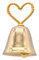 BESTOYARD Gold Bell Weihnachten Hängende Glocke Hochzeit Tischkartenhalter Hochzeit Tischnummern Halter Weihnachtsschmuck 5 Pcs