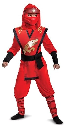disfraz Ninjago Oficial - Rojo, Niño, Carnaval Talla M