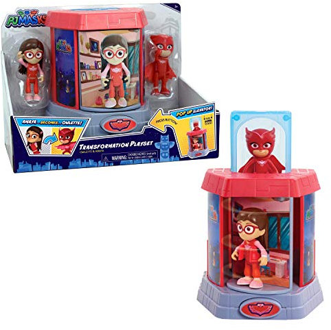 JP PJ Masks JPL95467 Eule Verwandlungs-Spielset-Owlette, 2.9 Inch (Pack of 2)