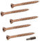 200 x Vis 5x50mm Couleur BRUN inox A2 Terrasse Bois Dur + 1 Embout GRATUIT