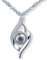 Yumilok 925 Sterling Silver Necklace Love Memory Necklace Pendant 100 Languages of I Love You, Romantic Creative Gift for Women Girls