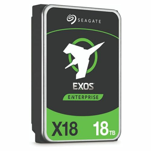 SEAGATE - SAS Business Critical EXOS X18 SAS da 18 TB da 3,5, 7.200 giri/min Helium 512E/4K, unità a stato solido