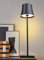 Akku Tischlampe Kabellos, Table Lamp Warme Lichtfarbe Touch Dimmbar, Schutzart IP54 Led Tischleuchte Aufladbar 5200mAh, für Drinnen und Draußen Buffet Restaurant Kaffee Schlafzimmer, Schwarz