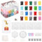 SOKA Iron Beads Kit – 16000pcs with 20 Colors All in One Bead Art and Craft Set Creative Fun DIY Activity Fuse Bead Melting Craft Kit Toy with Storage Box for Kids Children Girls Boys