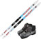 Skiwax Europe Kinder Langlaufski-Set Panda: Langlauf-Ski + NNN-Bindung + NNN-Langlaufschuhe - Länge: 110cm