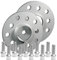 SilverLine by SCC Spurverbreiterung 10mm (5mm) mit Schrauben silber 5x112 57,1mm - 10205E-76_M1415KU33S