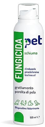 Roypet Fungicida Pet Schiuma, Antimicotico e antibatterico per Cani e Gatti 150 ml