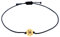 Selfmade Jewelry Armband Damen Sternzeichen Gold Größenverstellbares Makramee-Armkettchen Handgemacht Inkl. Geschenk-Verpackung (Fische)