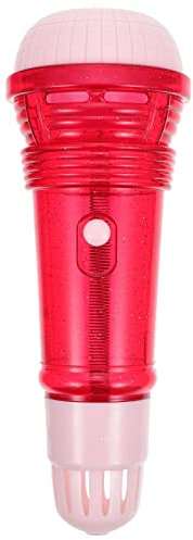 Alipis Kids Microphone, Echo Microphone Toy Play Mic Speech Prop Karaoke Singing and Supplies Early Educational Toy Party Favors for Girls Boys (Pink)