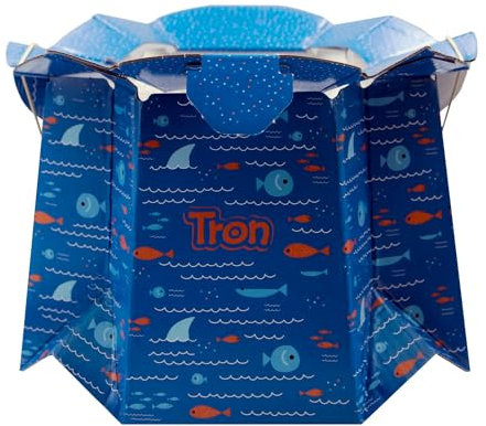 Pot jetable pour enfants, supporte une pression de 30 kg, facile à utiliser, absorbe les liquides et élimine les odeurs, design : poisson