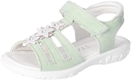 RICOSTA Mädchen Sandalen CLEO, Kinder Sommerschuhe, Weite: Mittel, sandaletten, klettverschluss, freizeitschuhe, avocado (510), 30 EU