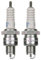 2x Zündkerze BR6HSA passend für Honda Bali SJ 50 AF32, SH 100, SFX, SGX, SYM Jet, Keeway Pixel, Kymco Cobra