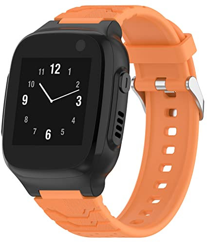 Maucoray Silikon-Uhrenarmband, Ersatzzubehör, verstellbares Uhrenarmband, kompatibel mit Xplora X5/X5, Play-Armband für Kinder, Mädchen, Jungen, Geschenk, Silikon