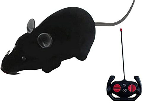 Dubbulon Remote Control Rats Toy - Interative Moving Cat Toys | Smart Electric Mice Kitten Toys | Funny Cat Dog Toys | Interactive Cat Toy For Indoor Cats | Perfect Exercise Toys For Your Kitten As