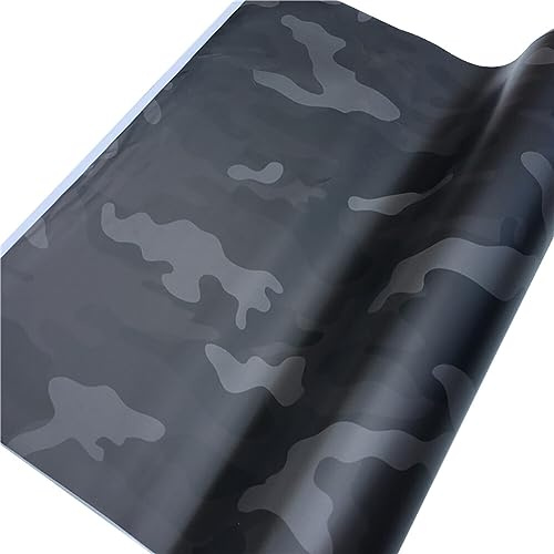 Camouflage Auto Folie, Selbstklebend Vinyl Autofolie Auto Vinylfolie Selbstklebende Tarnung Fahrzeug Lackschutzfolie Auto Schutzfolie Wrapping DIY Vinyl Folie Autoaufkleber für Auto Motorrad