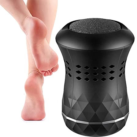 Lima eléctrica para pies, removedor de callos y durezas con absorción al vacío, herramientas de pedicura profesionales alimentadas por USB para el cuidado de los pies, 2 piezas (1 pieza) (2 pieza