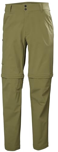 Helly Hansen Mens Brono Softshell Zip Off Pant, Green, 2XL