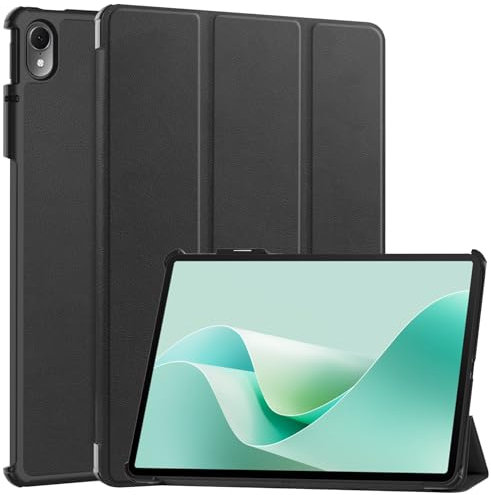 Funda para tablet HUAWEI MatePad 11.5S 2024, funda de piel sintética, triple pliegue, parte trasera dura, con soporte para Huawei MatePad 11.5 2024, funda inteligente delgada con apagado y encendido