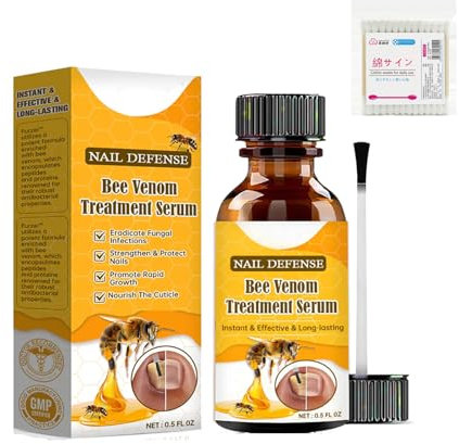 Dinala Bee Venom Nail Treatment Serum Pro - Growth and Strengthener for Damaged Nails (1PCS)