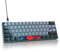 SbocKeeb Mechanical Keyboard Mini Teclado Mecanico 60 Retroiluminación, Ultra-Compacto 61 Teclas Anti-Fantasma, QWERTY Americana Layout para PC/Windows