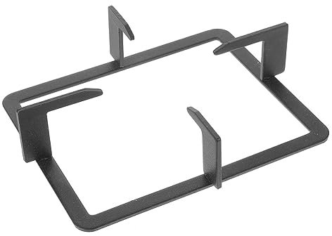 TOPBATHY Cast Iron Rectangular Gas Stove Rack Pan Support Kitchen Accessory Anti-Skid Universal Burner Bracket for Home Cooking