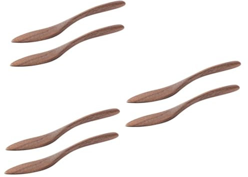 Ciieeo 3 Sätze Buttermesser Aus Schwarzem Walnussholz Aufstrich Stechmesser Käsespätzle Geschke Brotmesser Jam Kleiner Holzschaber Verschleißfester Butterstreicher Käsestreuer 2 Stück * 3