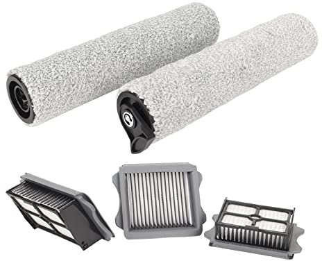 und Filteraustausch, Geeignet für STEAM Dampf-Bodenreinigungsset mit Kabel, Teile, Bürsten, Maschinenzubehör, Hauptbürstenwalze, Holzfilterkern, Kabelgebundener Bodenwascher