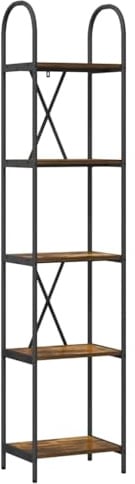 vidaXL Bookcase Uni Rectangular Storage Shelves Stands for a Modern Living Room