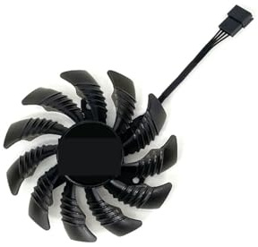 QFFOZSW Für 75MM T128010SU PLD08010S12HH Lüfter Für Gigabyte für AORUS GTX 1080 1070 Ti 1060 G1 Gaming Grafikkarte Kühler(Black 1-Fan PLD)