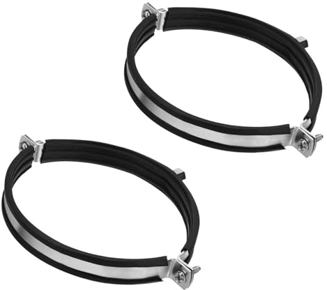2Stk Rauchrohr Stabile Halterung, Rohrschelle, 160mm Rohr, Rohrschelle für Rohre, Ofenrohrhalter, Rohrschelle Halter, Rohrhalter Ofenrohr, Rohrschellen für Rauchrohre,Ofenrohrhalter Rohrhalter