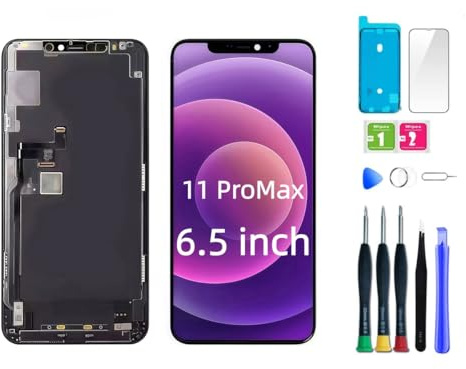 bstdianzi for iPhone 11 Pro Max Screen Replacement 6.5 inch, 3D Touch LCD Display for Model,Digitizer Assembly with Repair Tools