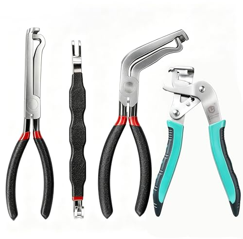 Burmong 4 Stück Automotive Elektrische Trennzange Demontage Werkzeuge Auto Elektrische Trennzange Set Clip Entfernen Werkzeug Auto Clip Removal Tool