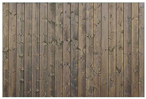 Wallario Küchenrückwand selbstklebend 90 x 60 cm, Motiv: Holzpaneelen in grau braun - Holzmuster mit Maserung | Spritzschutz abwischbar & pflegeleicht