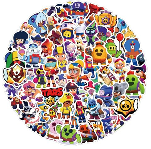 100 Stück Game Aufkleber für Laptops, Coole klassische Cartoon-Aufkleber für Teenager, Kinder, Jungen, Computer, Skateboards, Handys, Sammelalben