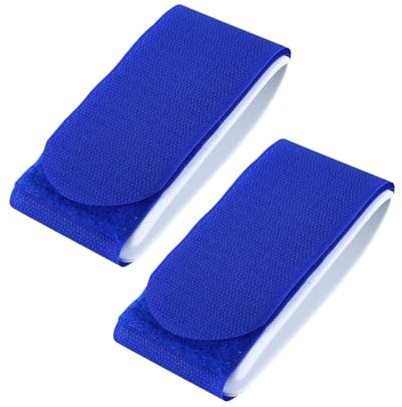KTUXZCI Skibefestigungsbänder, Skibänder, Befestigungsgurte aus strapazierfähigem Nylon, vielseitig einsetzbar, ideal zum Tragen von Snowboards und zum Transport von Boards im, Blau, 50 x 450 mm