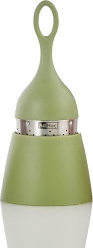 Adhoc 10TE08 Boule à Thé Flottante Acier/Nylon Vert