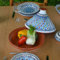 YODECO Tajine Suppenteller Bakir Türkis – 6 Personen