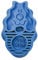 KONG - ZoomGroom - Dog Brush for Grooming and Shampooing - For Large Dogs (Blue)