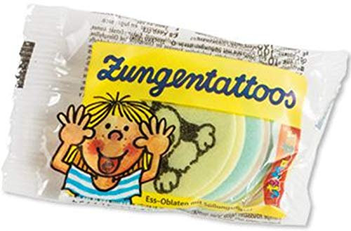 10 tolle Zungentattoos für Mädchen und Jungen | Tattoo Zunge Kinder Geschenk Sticker Kindergeburtstag Geburtstag Mitgebsel