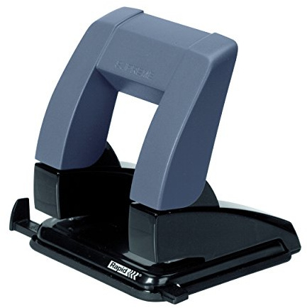 Rapid 24845411 Bürolocher SP20 Press Less, Metall, 20 Blatt, Blisterverpackung, schwarz