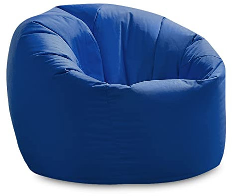Beautiful Beanbags - Water-Resistant Beanbag Chair - Indoor & Outdoor Use, Ideal for Garden Seating - Blue